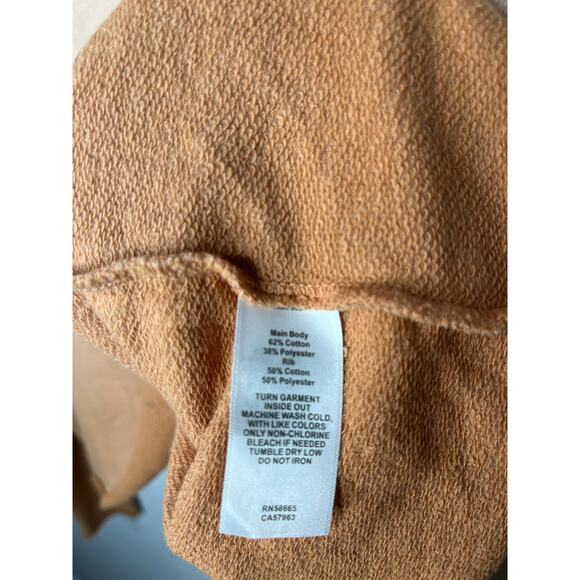 New Abound Ombre Hoodie Rust Hi-Low Hem Pullover Long Sleeve Sz M - Picture 5 of 5